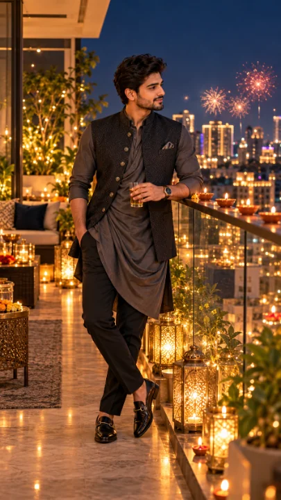 Sample Image: Modern Indo-Western Festive Attire